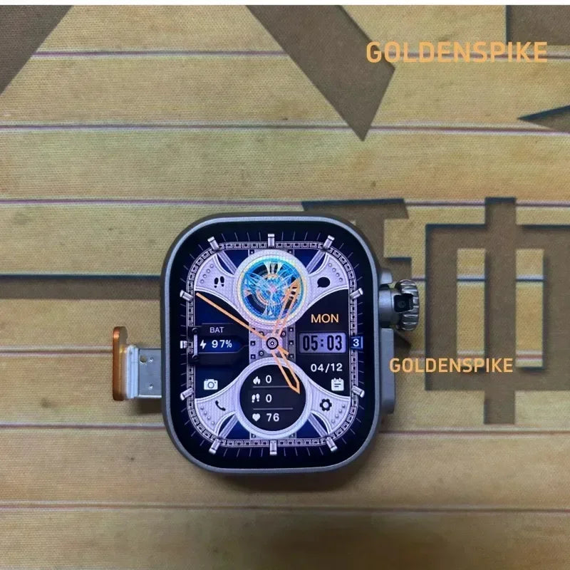 New Ultra Ai3 Smartwatch 4G Android Amoled HD Camera GPS WIFI Google Play Store App Download Game Bluetooth Smart Watch
