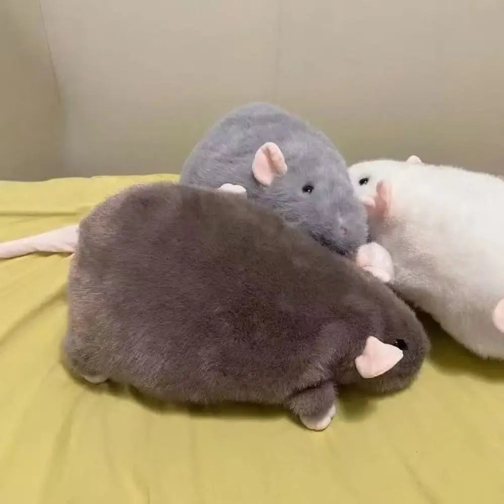 Creative 30/45/90cm Mouse Oversized Flower Branch Rat Cartoon Soft Animal Figure Gift Birthday Stuffed & Plush Animals