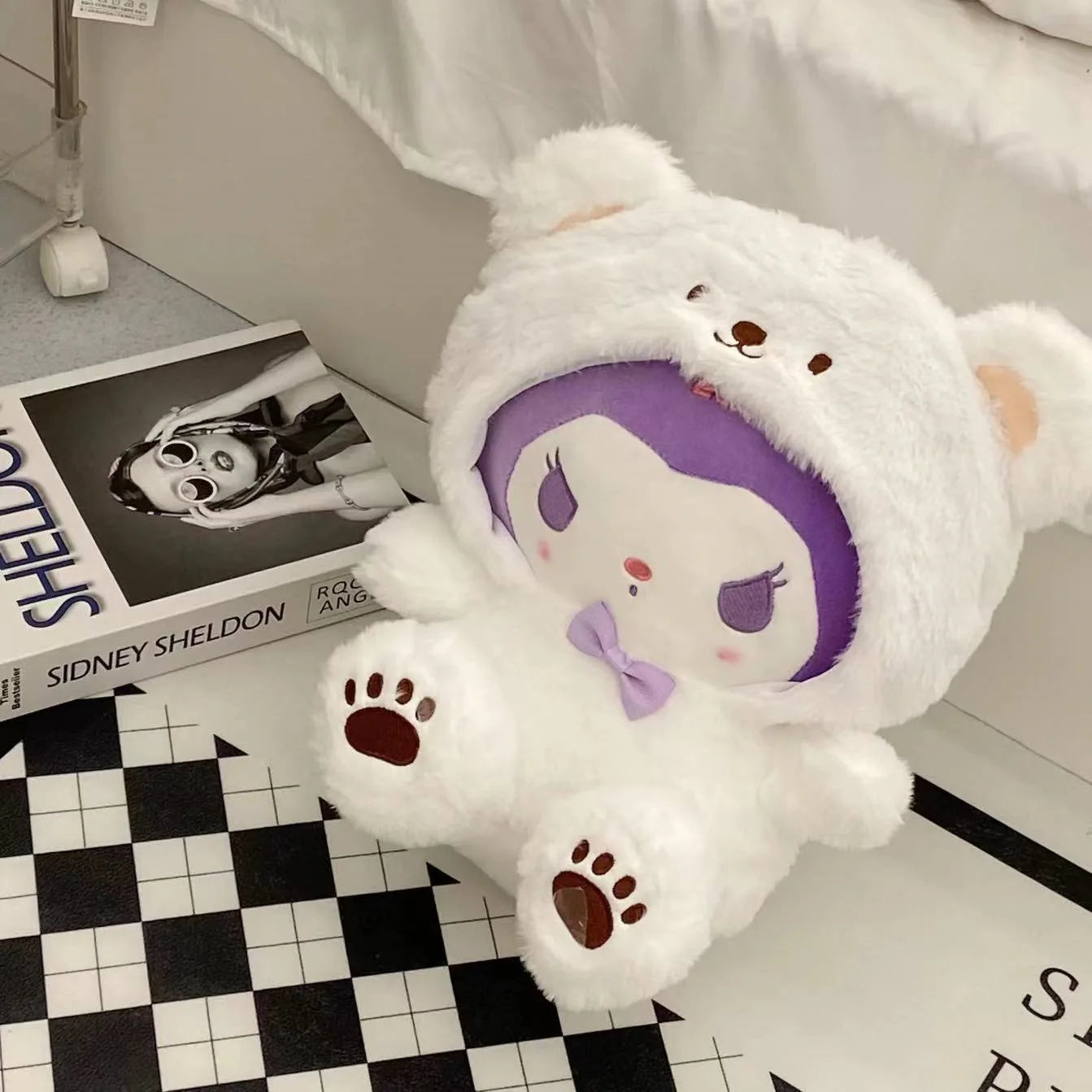 !! HOT Sanrio 25Cm Anime Kuromid Toys Kawaii Mymelody Cinnamorol Plush Soft Stuffed Animals Doll Plushie Pillow Xmas Gift Decor