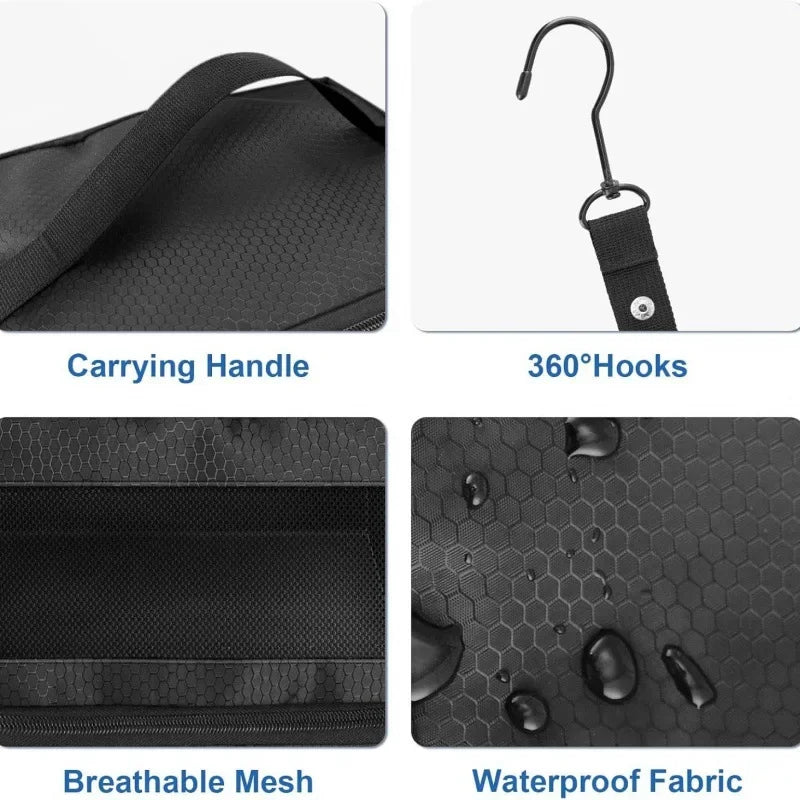 New Large Capacity Foldable Storage Hanging Bag, Three-dimensional Multi-layer Storage Bag, Multifunctional Oxford Cloth Bag