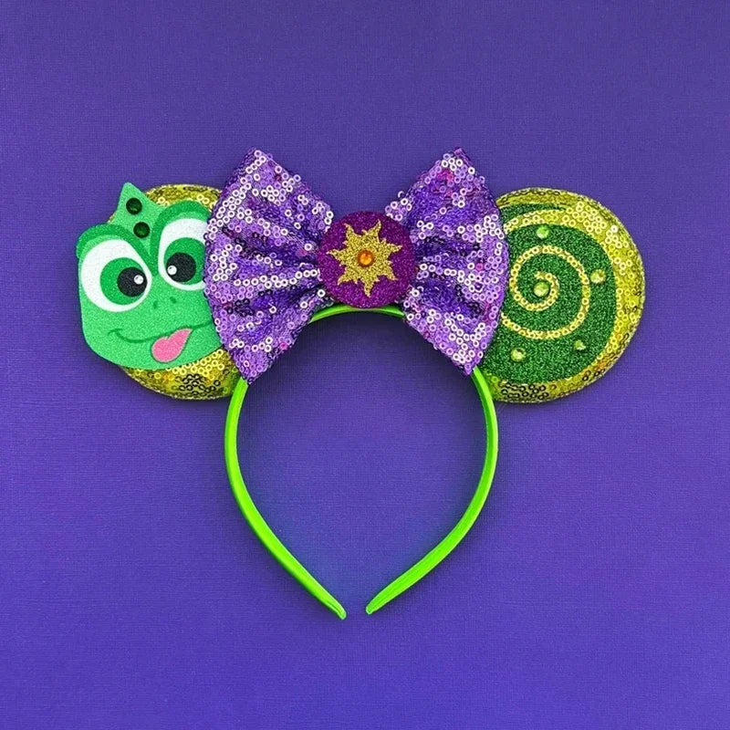 Disney Mickey Mouse Hairbands Frozen Ear Headband for Adults Anna Elsa Snowman Olaf Headwear Women Kids Girls Hair Accessories