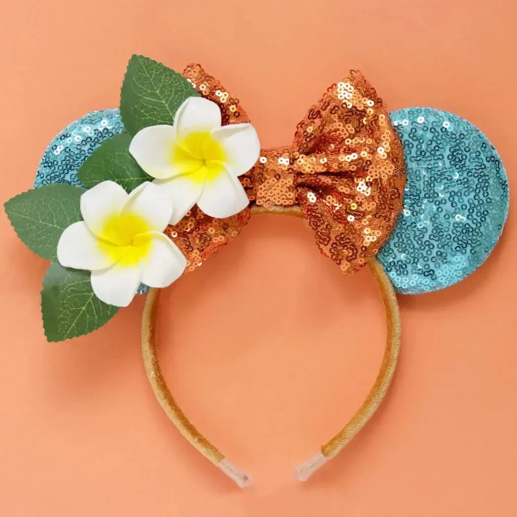 Disney Mickey Mouse Hairbands Frozen Ear Headband for Adults Anna Elsa Snowman Olaf Headwear Women Kids Girls Hair Accessories