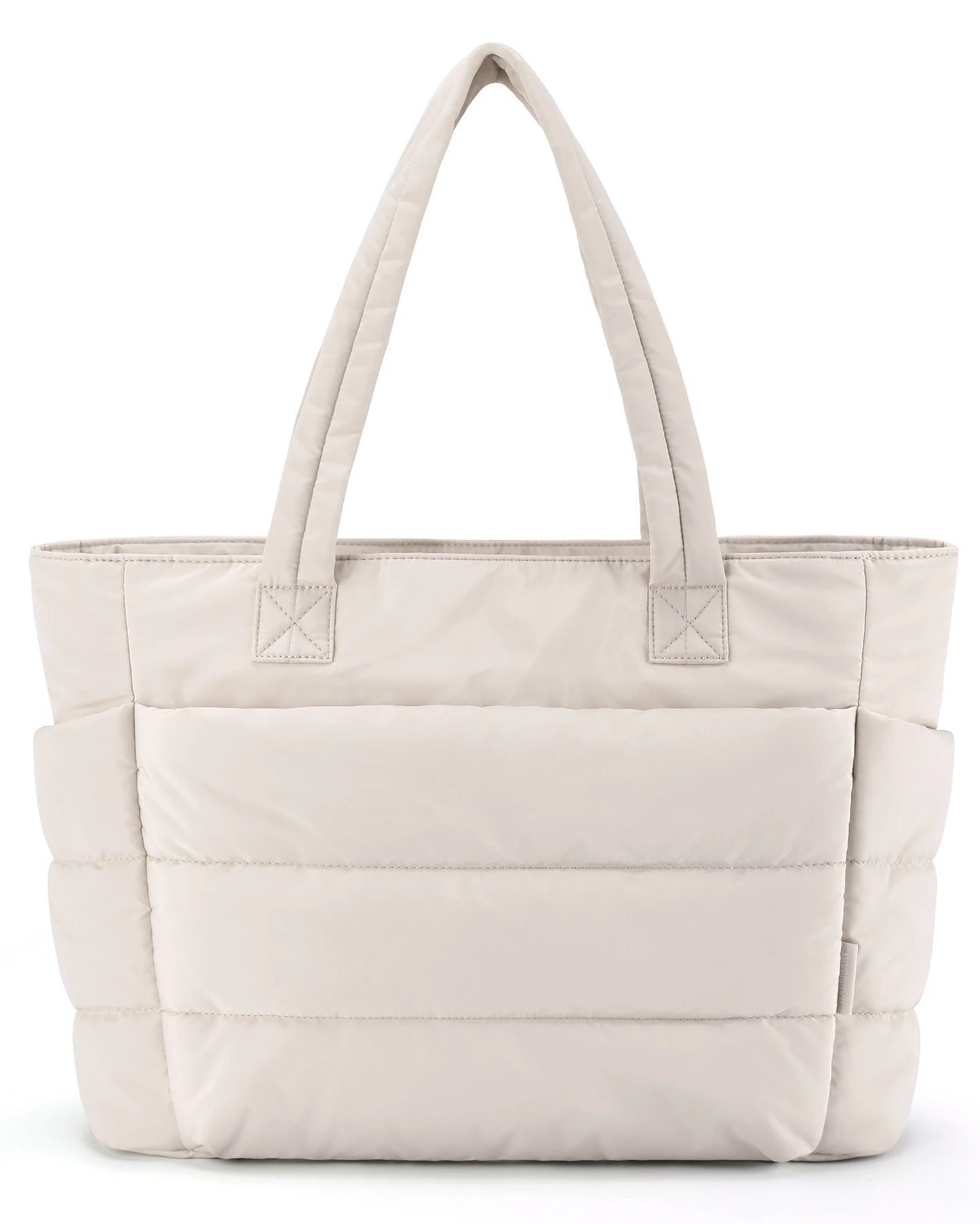 BAGSMART Women's Bag Solid Color Tote Bag Commuting College Padded Shoulder Bag Leisure Simple Female Handbags for Travel