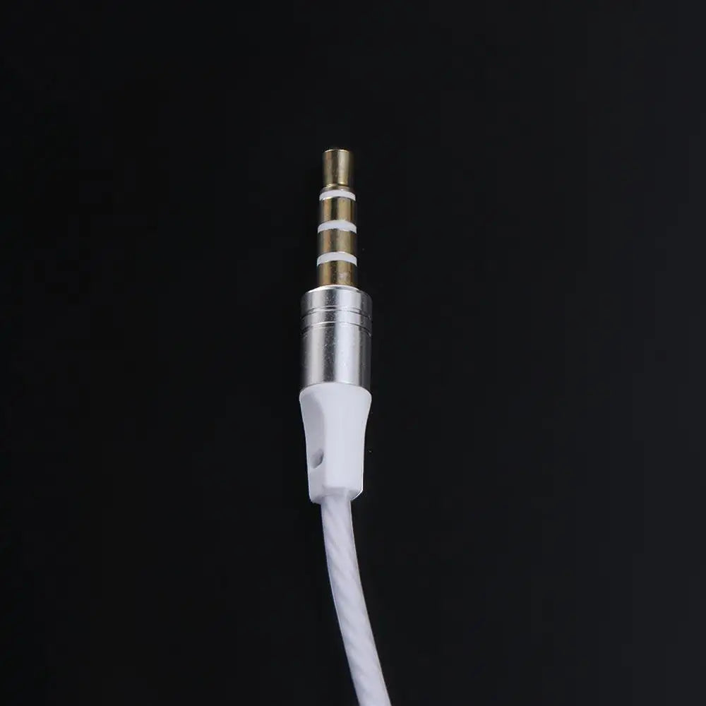 Electronics Laptop Stereo Bass Noise Cancel 3.5mm For Smartphone In Ear Earphones Flat Earbuds Sport Headset Wired Earphones