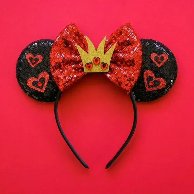 Disney Mickey Mouse Hairbands Frozen Ear Headband for Adults Anna Elsa Snowman Olaf Headwear Women Kids Girls Hair Accessories