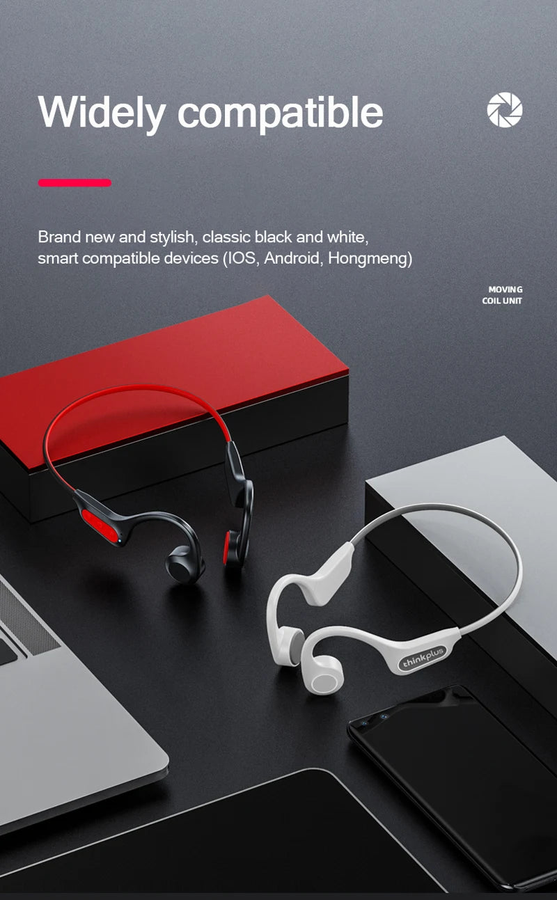Original Lenovo X3 Pro Bone Conduction Wireless Bluetooth 5.3 Headphone 10pcs / 5pcs / 2pcs Ear Hook Sports Earphones Wholesale
