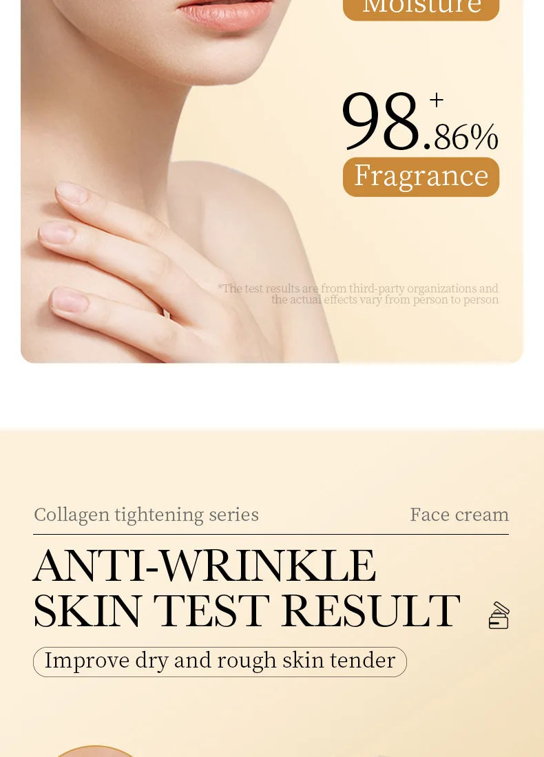 SADOER Collagen Firming Face Cream Moisturizing Hydrating Face Creams Faical Cream Beauty Face Skin Care Products