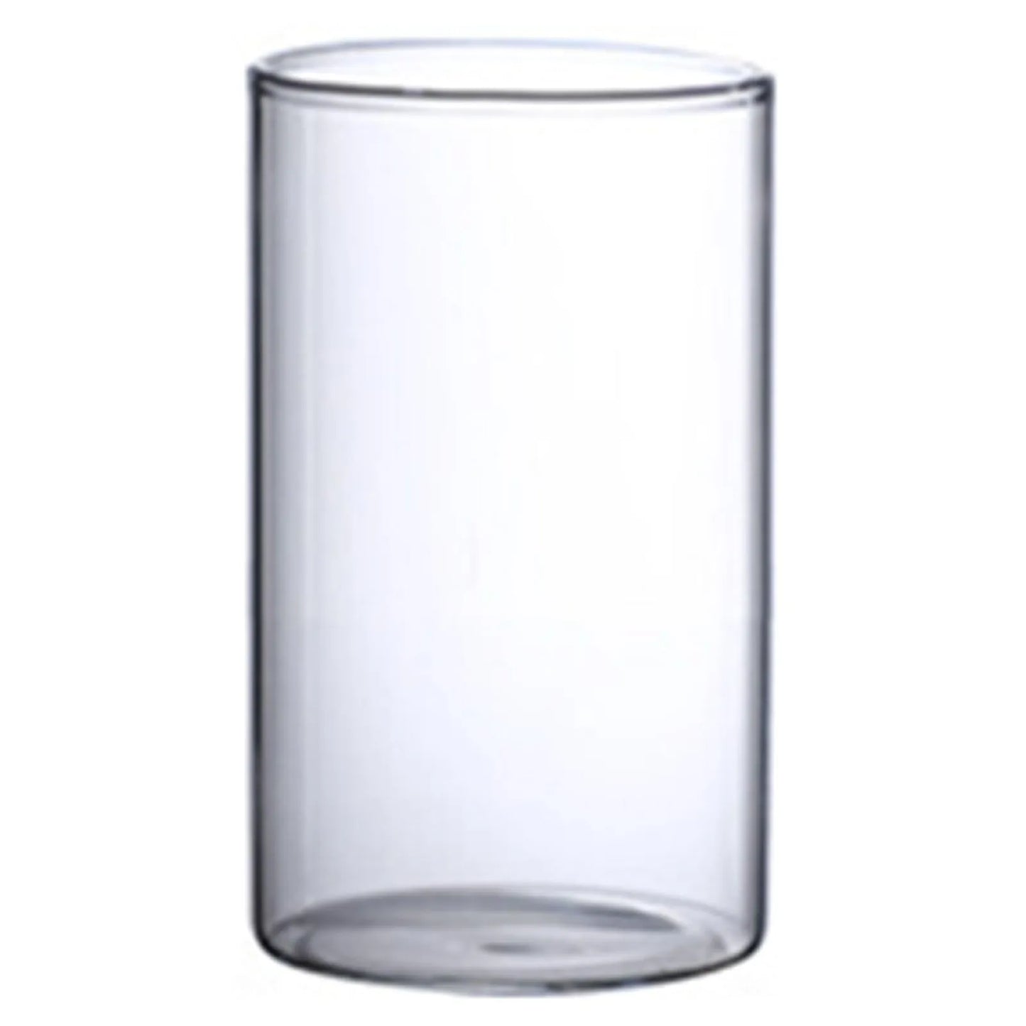 Transparent Glass Hydroponic Vase Minimalist Glass Vase Cylinder Flower Vase for Wedding Living Room Decorative Gift