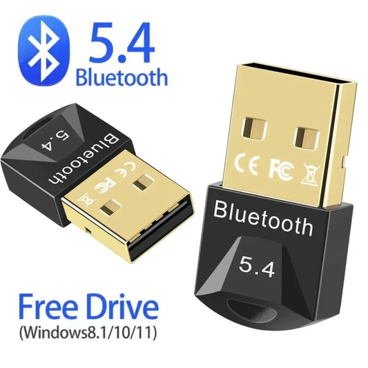 Bluetooth 5.4 USB Adapter Transmitter Bluetooth Audio Dongle Receiver Wireless Adapter for Speaker Mouse Computer Laptop