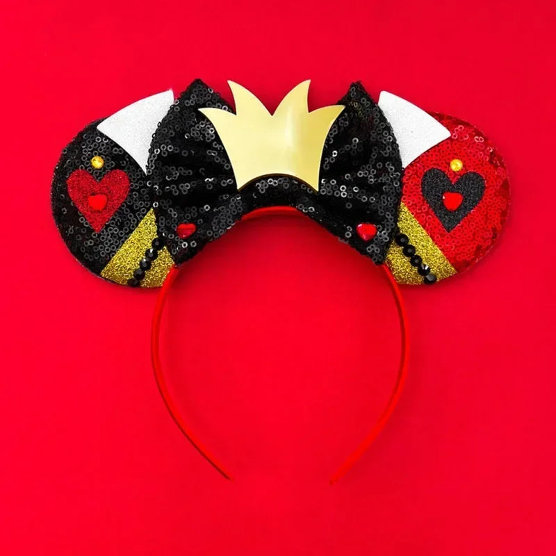 Disney Mickey Mouse Hairbands Frozen Ear Headband for Adults Anna Elsa Snowman Olaf Headwear Women Kids Girls Hair Accessories