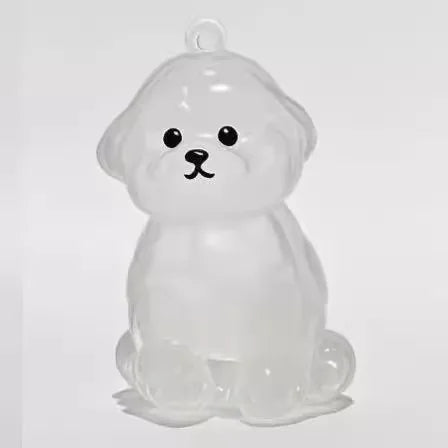 Dog Hair Storage Cute Pendant Keychain Bag Pendant Couple Car Key Chains  Souvenir Collection Gift Pet Hair Memorial Pet Lovers