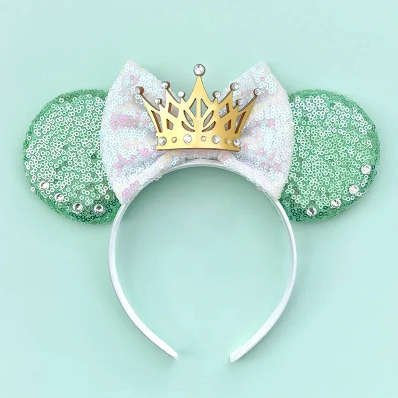 Disney Mickey Mouse Hairbands Frozen Ear Headband for Adults Anna Elsa Snowman Olaf Headwear Women Kids Girls Hair Accessories