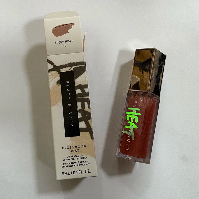 Fenty Beauty Gloss Bomb Lip Glaze Multi-color Moisten Shine Glitter Lip Plumper Makeup Beginner Liquid Lipstick Makeup Cosmetics