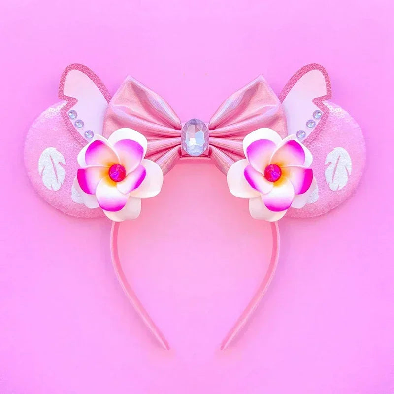 Disney Mickey Mouse Hairbands Frozen Ear Headband for Adults Anna Elsa Snowman Olaf Headwear Women Kids Girls Hair Accessories