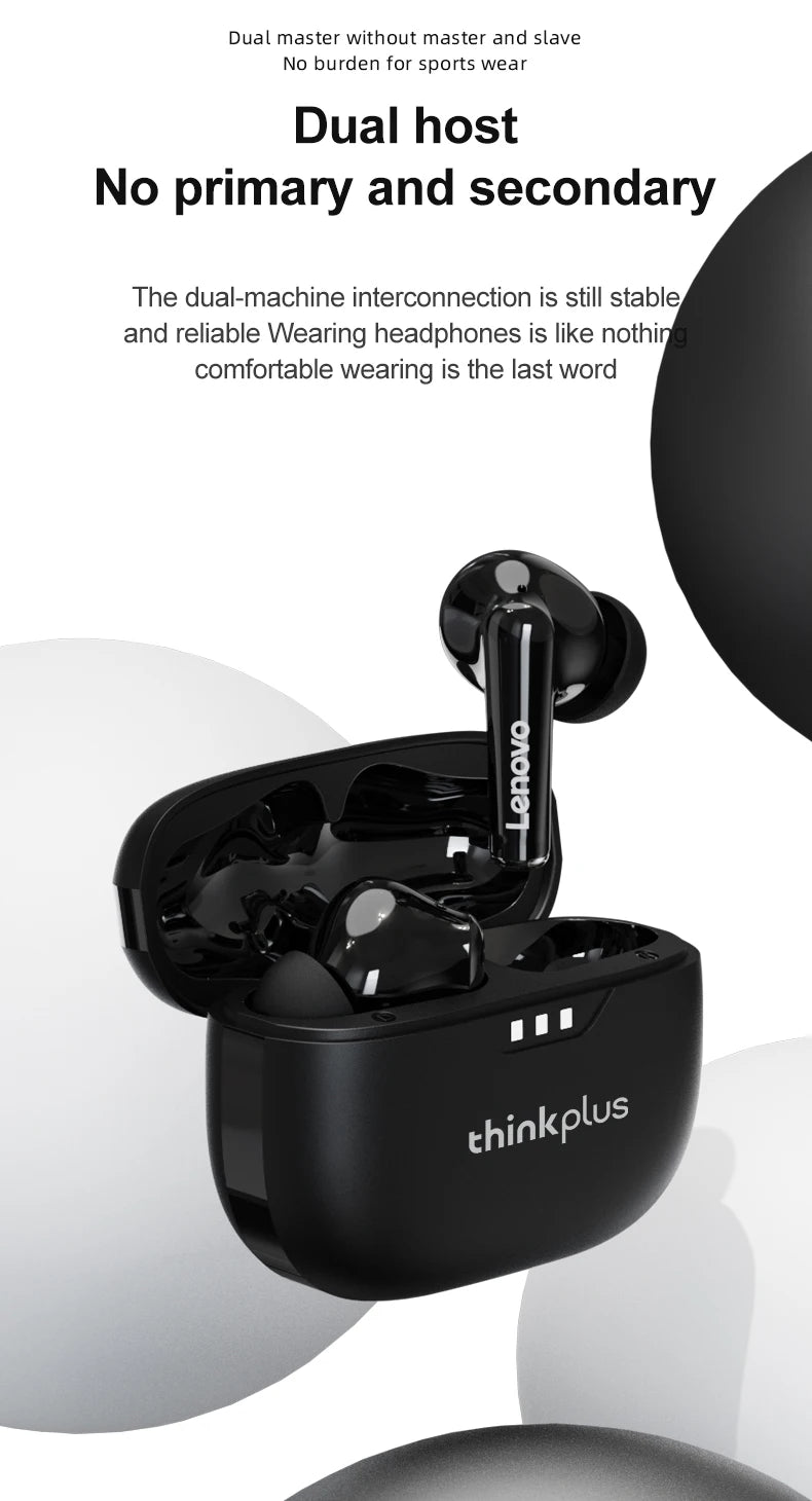 10pcs Lenovo LP3 Pro Wholesale 2pcs Original lp3pro Wireless Bluetooth Headphones HiFi Stereo Earbuds Noise Reduction With Mic