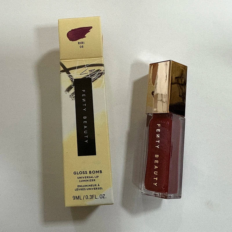 Fenty Beauty Gloss Bomb Lip Glaze Multi-color Moisten Shine Glitter Lip Plumper Makeup Beginner Liquid Lipstick Makeup Cosmetics