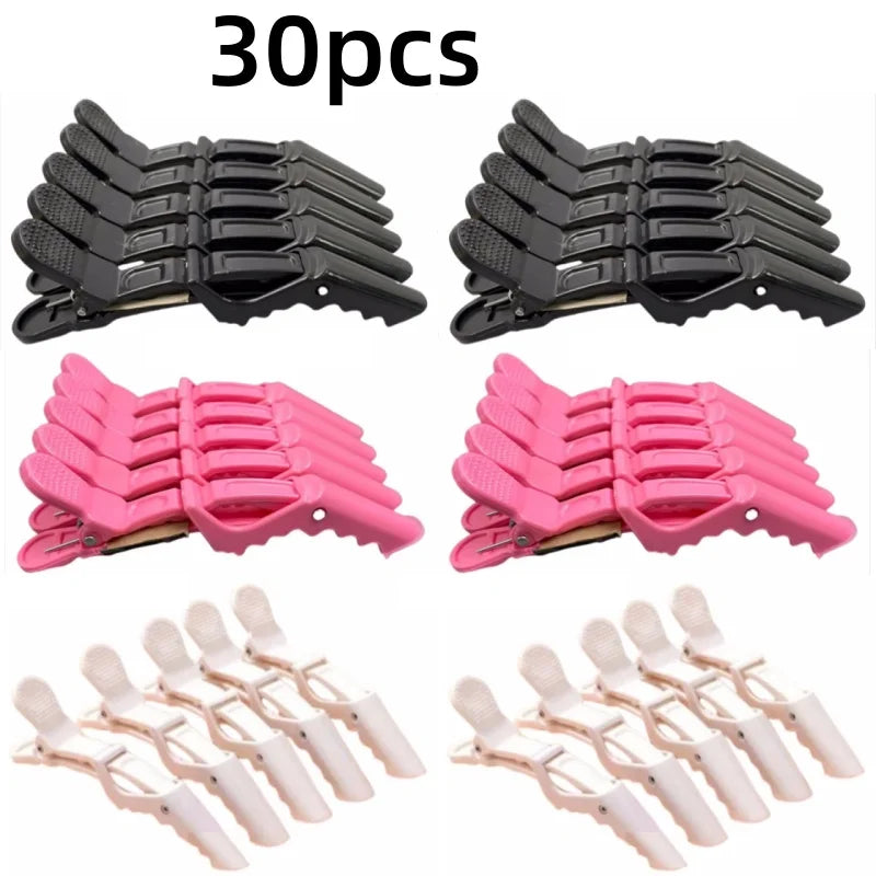 5/30pcs Alligator Hair Clips Multifunctional Hairdressing Clamps Plastic Hair Claw Home Salon Styling Hairpins Hair Accessories