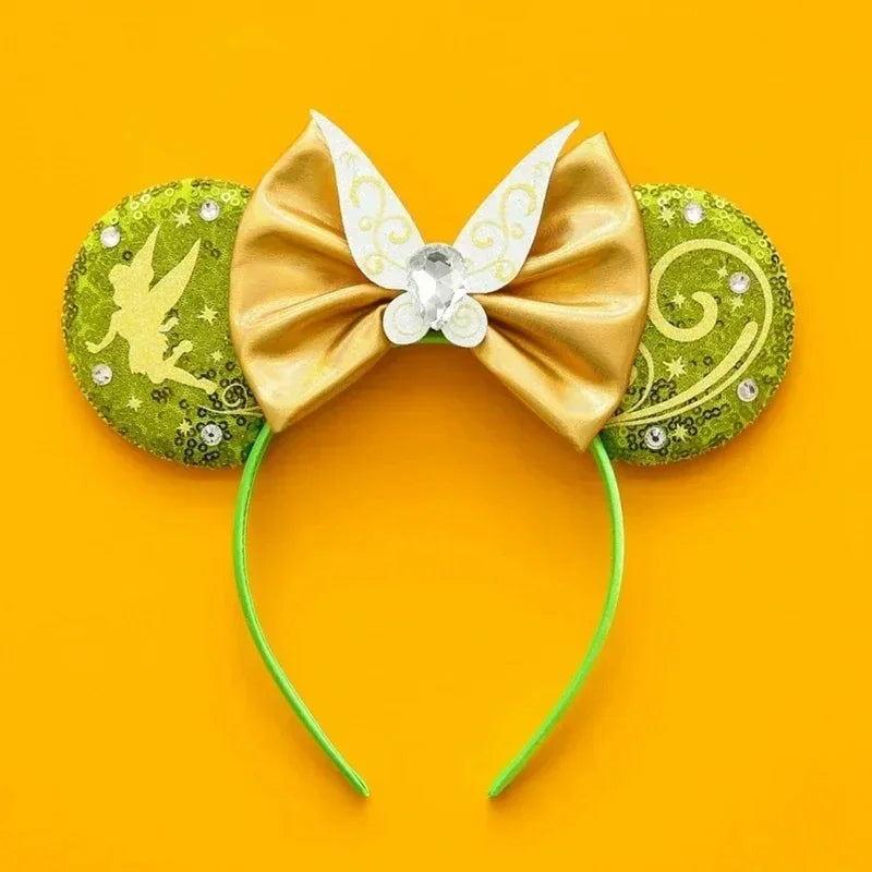 Disney Mickey Mouse Hairbands Frozen Ear Headband for Adults Anna Elsa Snowman Olaf Headwear Women Kids Girls Hair Accessories