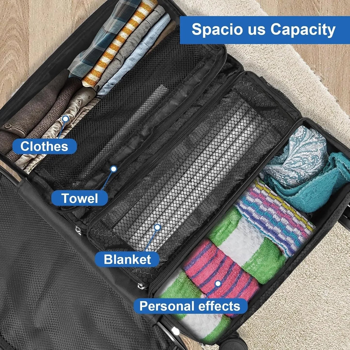 New Large Capacity Foldable Storage Hanging Bag, Three-dimensional Multi-layer Storage Bag, Multifunctional Oxford Cloth Bag