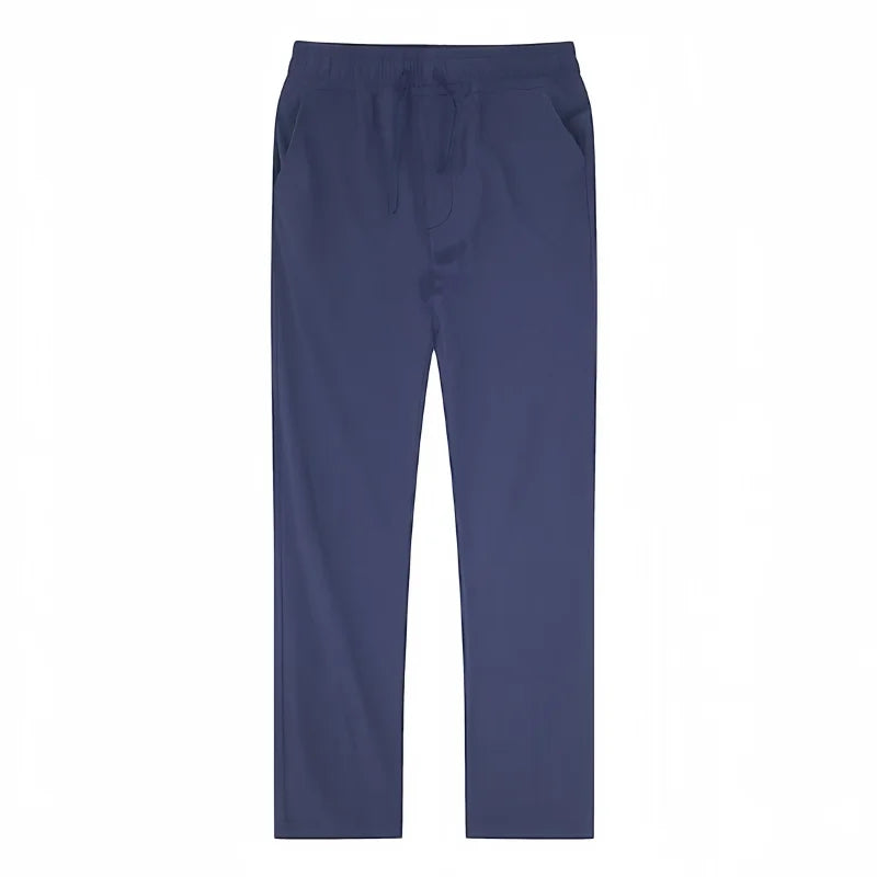 Men's Cotton Linen Pants Joggers Sweatpants Streetwear Breathable Solid Color Linen Trousers Vacation Summer Loose Pants S-5XL