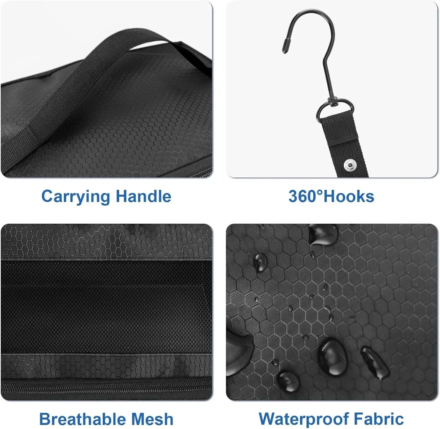 New Large Capacity Foldable Storage Hanging Bag, Three-dimensional Multi-layer Storage Bag, Multifunctional Oxford Cloth Bag