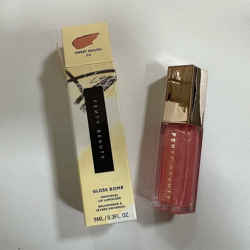 Fenty Beauty Gloss Bomb Lip Glaze Multi-color Moisten Shine Glitter Lip Plumper Makeup Beginner Liquid Lipstick Makeup Cosmetics