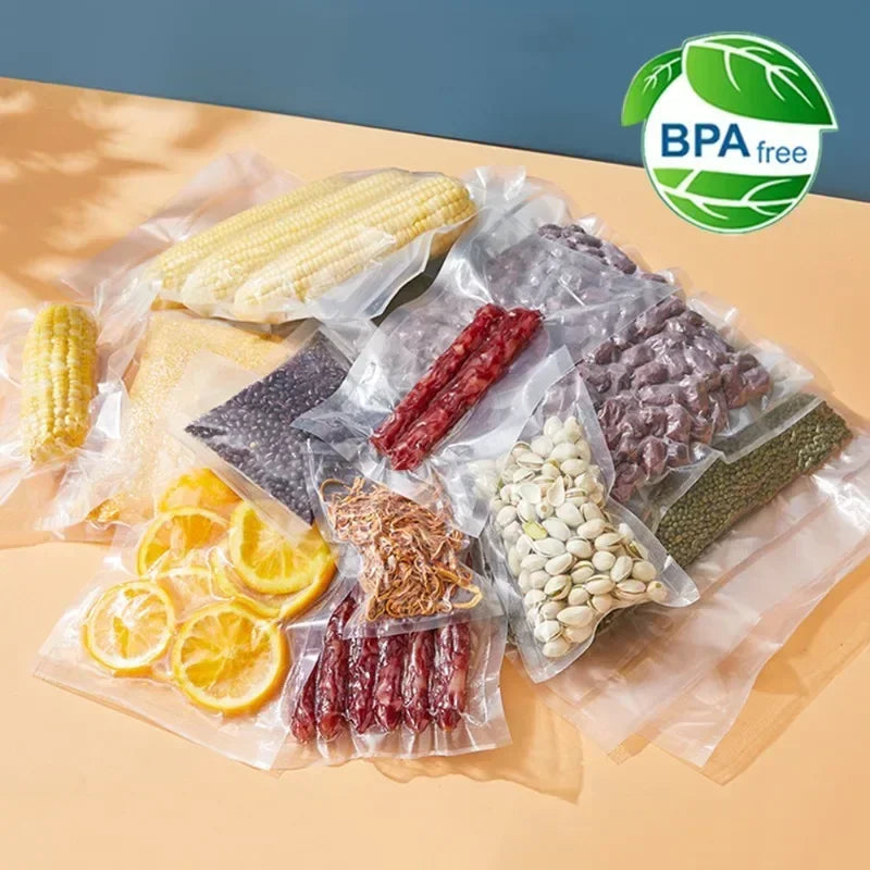100pcs/lot Vacuum Packaging Bags Empty Food Vacuum Bags BPA-Free Vacuum Sealing Bag Vac
