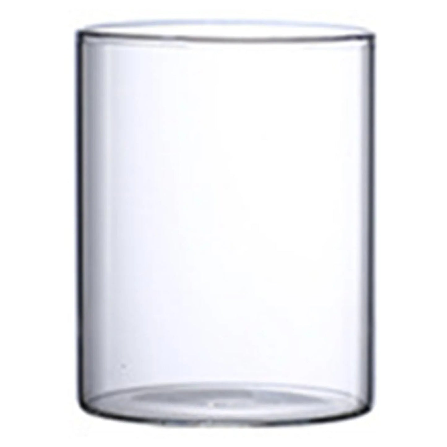Transparent Glass Hydroponic Vase Minimalist Glass Vase Cylinder Flower Vase for Wedding Living Room Decorative Gift