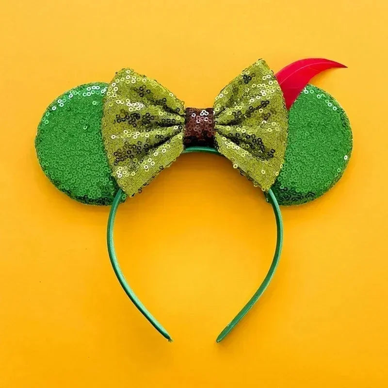 Disney Mickey Mouse Hairbands Frozen Ear Headband for Adults Anna Elsa Snowman Olaf Headwear Women Kids Girls Hair Accessories