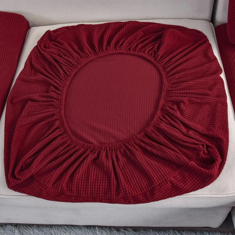 Thicken Elastic Sofa Cover For Living Room Solid Color Furniture Protector Sofa Cushion Cover slipcover Removable Couch Covers