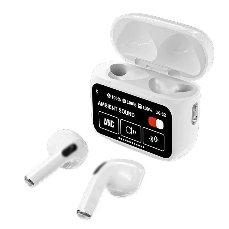 TWS Wireless Earbuds A11 Pro Touch Control LCD Screen Earphone with ENC Noise Cancelling Super Bass Premium Sound Long Battery