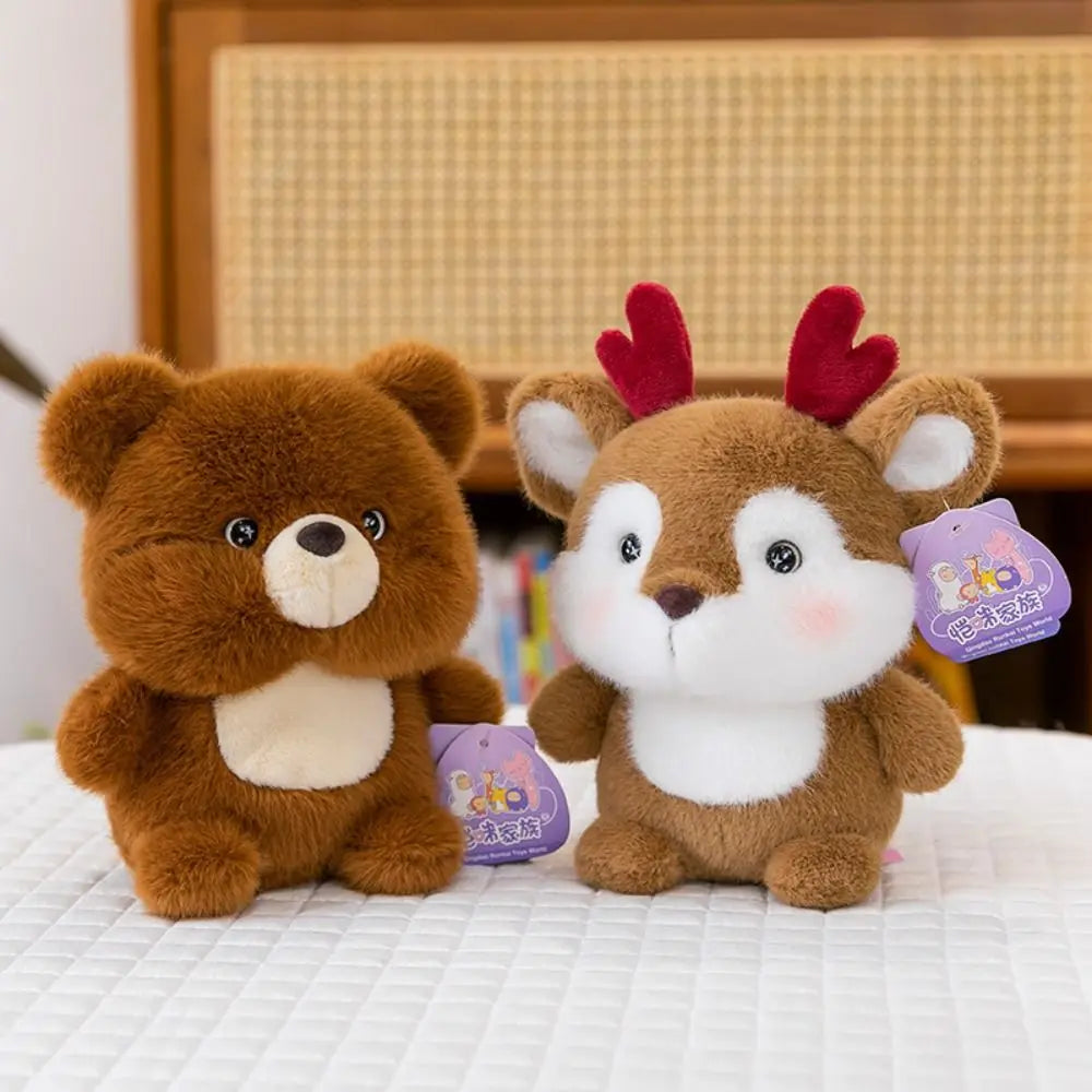 Cute 16cm Plush Companion Doll Plush Elephant Stuffed Animal Pillow Capybara Super Soft Animal Plush Toy Desk
