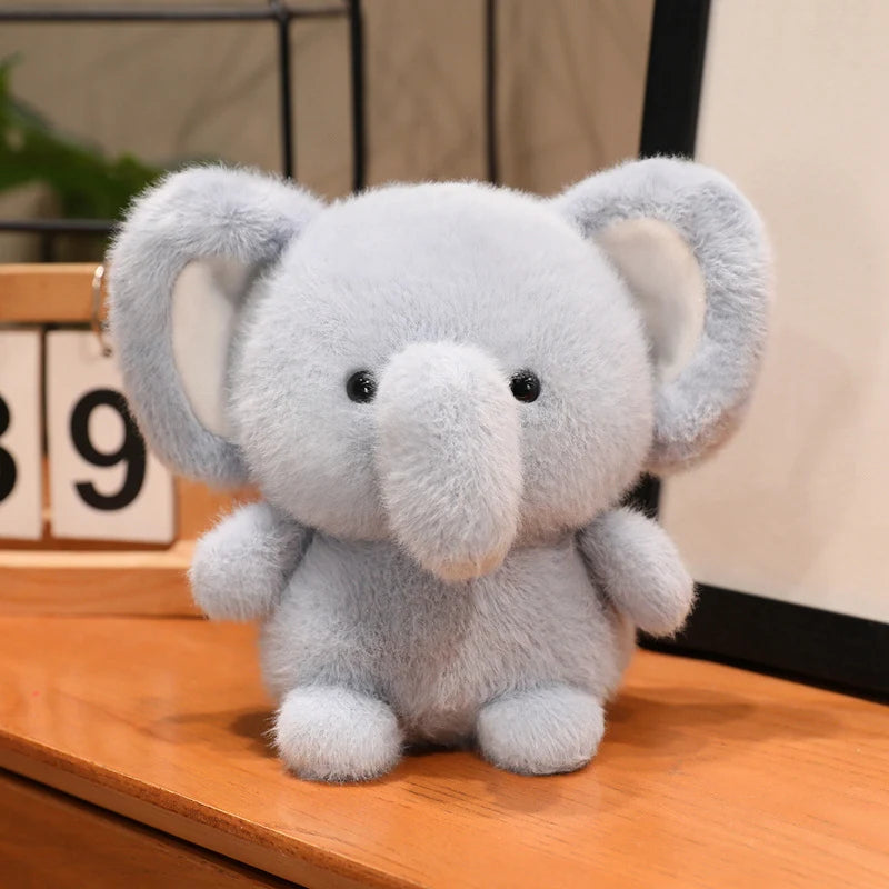 15CM Small Desktop Plush Toys Lovely Rabbit Sheep Pig Duck Otter Capybara Elephant Stuffed Animal Doll Cute Healing Doll Gifts