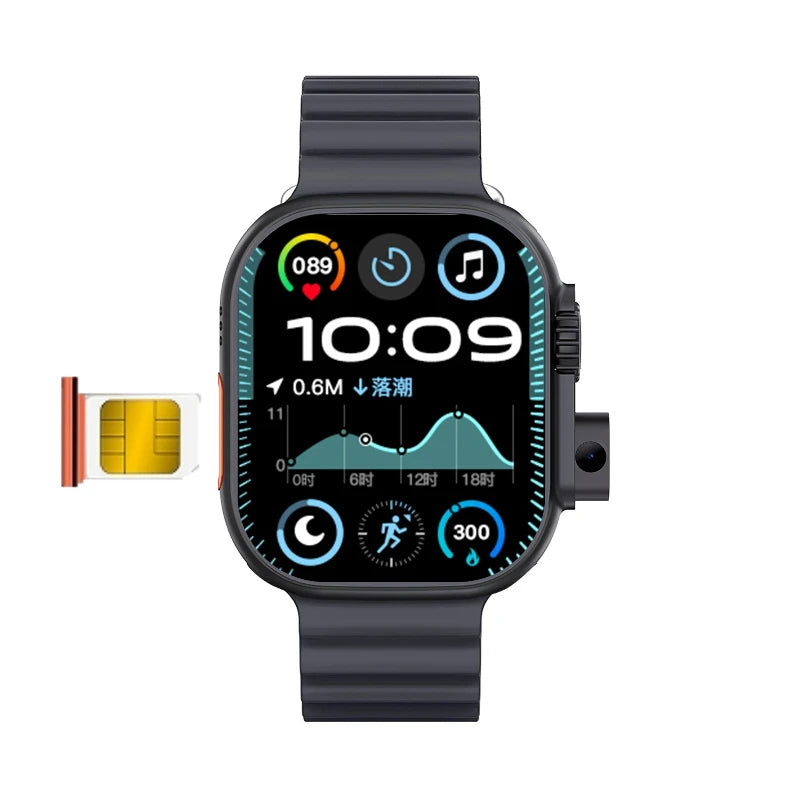 New Ultra Ai3 Smartwatch 4G Android Amoled HD Camera GPS WIFI Google Play Store App Download Game Bluetooth Smart Watch