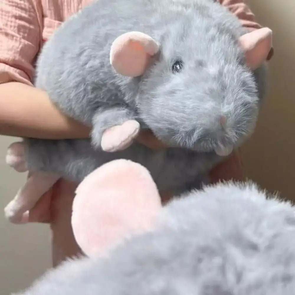 Creative 30/45/90cm Mouse Oversized Flower Branch Rat Cartoon Soft Animal Figure Gift Birthday Stuffed & Plush Animals