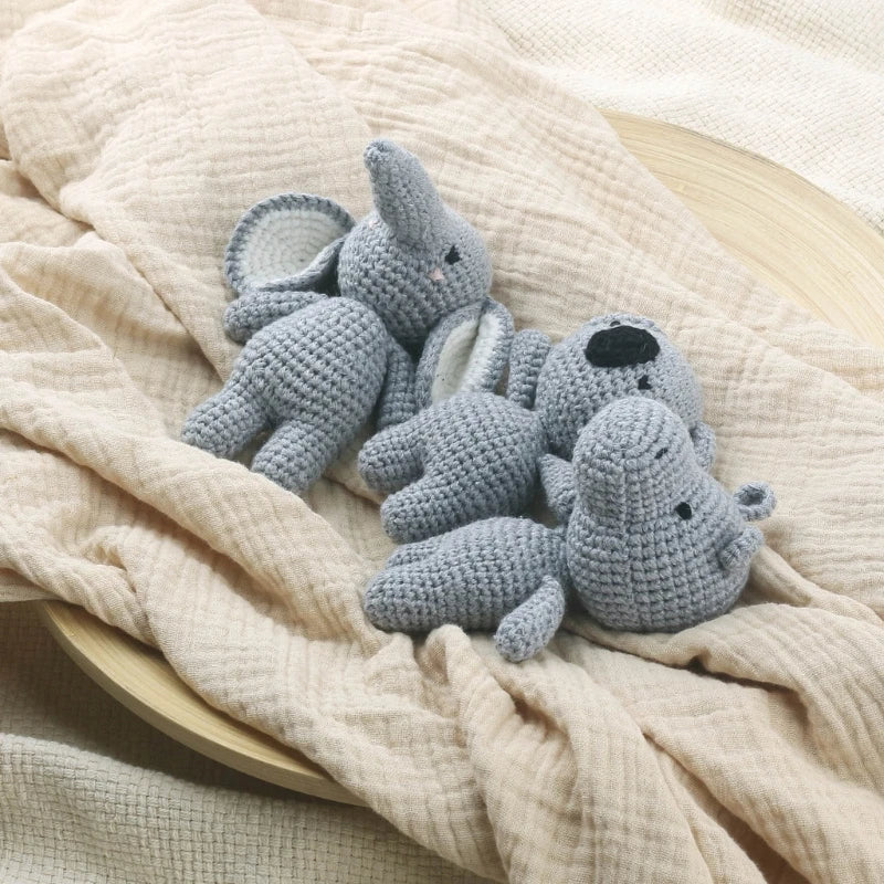 Sweet Style Plush Cartoon Animal Shape   Appease Toy Infant Comfort