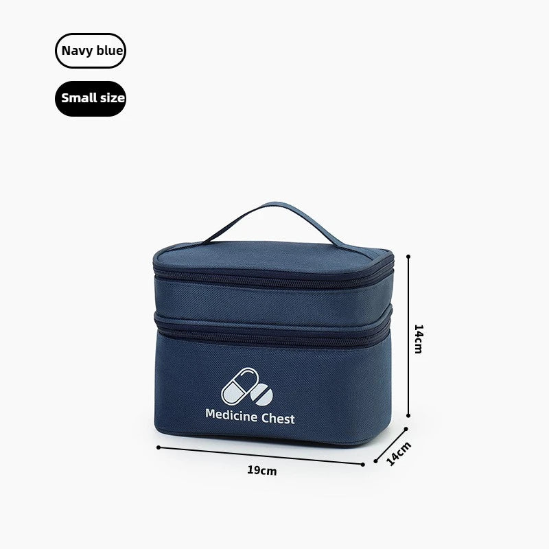 Outdoor Portable Medicine Storage Bag Home First Aid Bag Medicine Box Emergency Bag Epidemic Prevention Bag School Health Bag