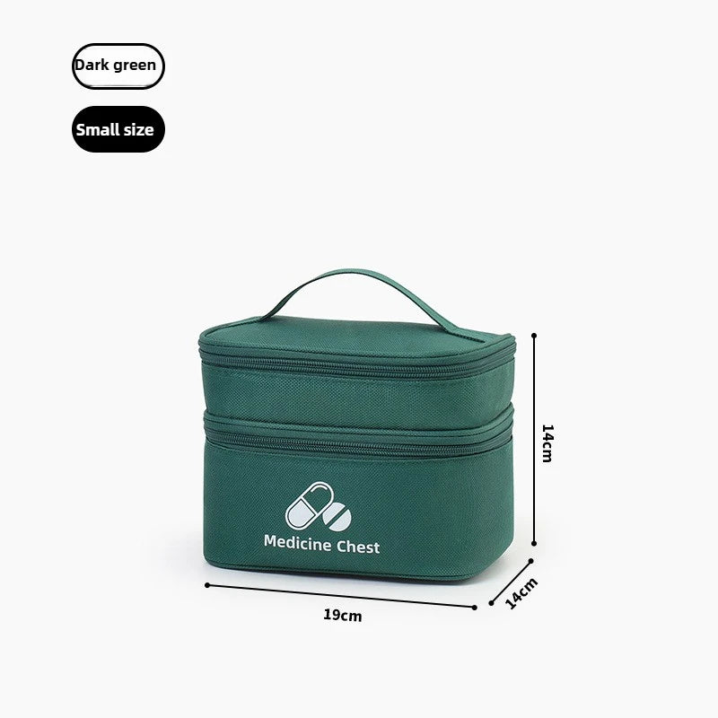 Outdoor Portable Medicine Storage Bag Home First Aid Bag Medicine Box Emergency Bag Epidemic Prevention Bag School Health Bag