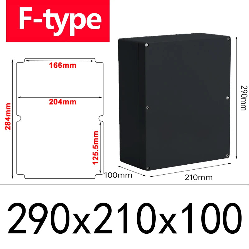 ABS Waterproof Box Housing Electronic Safe Case Plastic Boxes Black Wire Junction Box Plastic Organizer IP67 Waterproof Enclosur