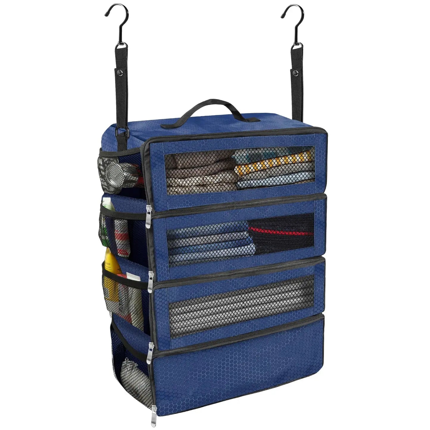 New Large Capacity Foldable Storage Hanging Bag, Three-dimensional Multi-layer Storage Bag, Multifunctional Oxford Cloth Bag