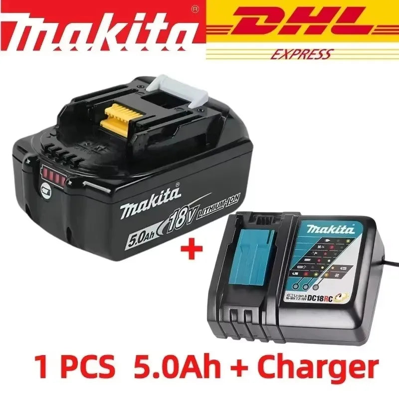 100% original Makita 18V 6.0Ah Rechargeable Battery ,For Makita BL1830 BL1830B BL1840 BL1840B BL1850 BL1850B Power Tools Battery
