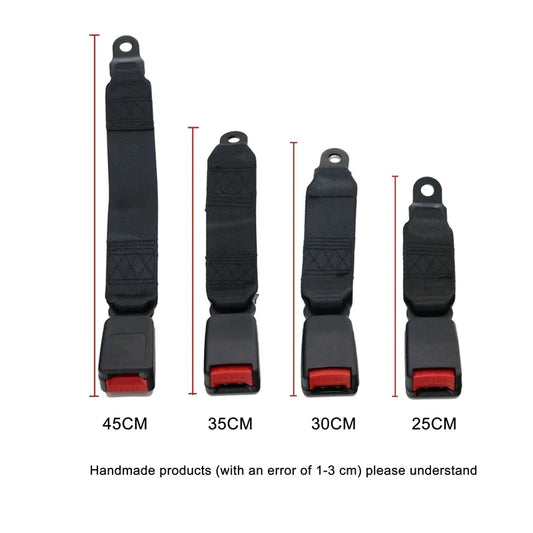 Universal Car Seat Belts Safety Belt Webbing Extender Auto Extension Buckle Seat Belts Extender Car Seat Belt Accessories