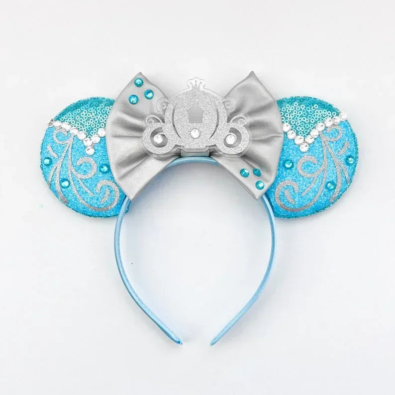 Disney Mickey Mouse Hairbands Frozen Ear Headband for Adults Anna Elsa Snowman Olaf Headwear Women Kids Girls Hair Accessories