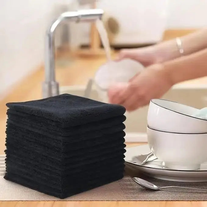 1-10pcs Thicken Microfiber Cleaning Cloths Lint Free Microfiber Cleaning Towel Cloths Reusable Cleaning Towels for Car Window