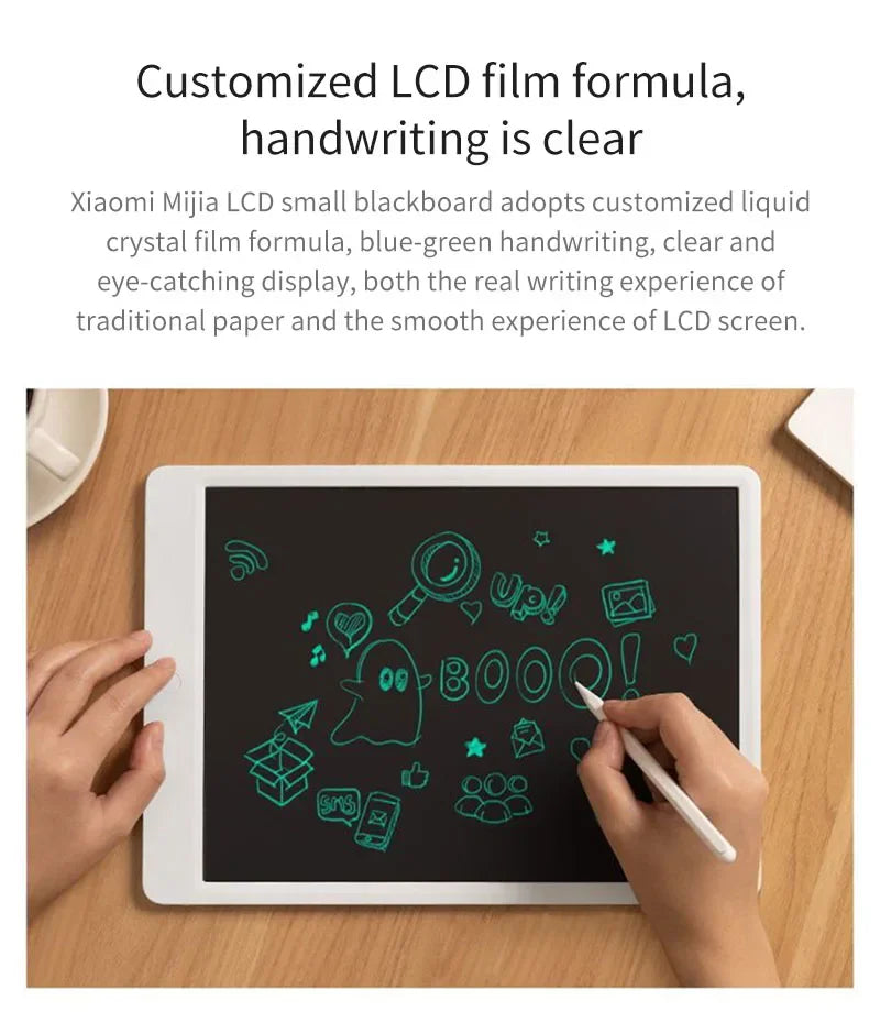 New Xiaomi Mijia LCD Writing Tablet 20"10" 13.5" with Pen Digital Drawing Electronic Handwriting Pad Message Graphics Board