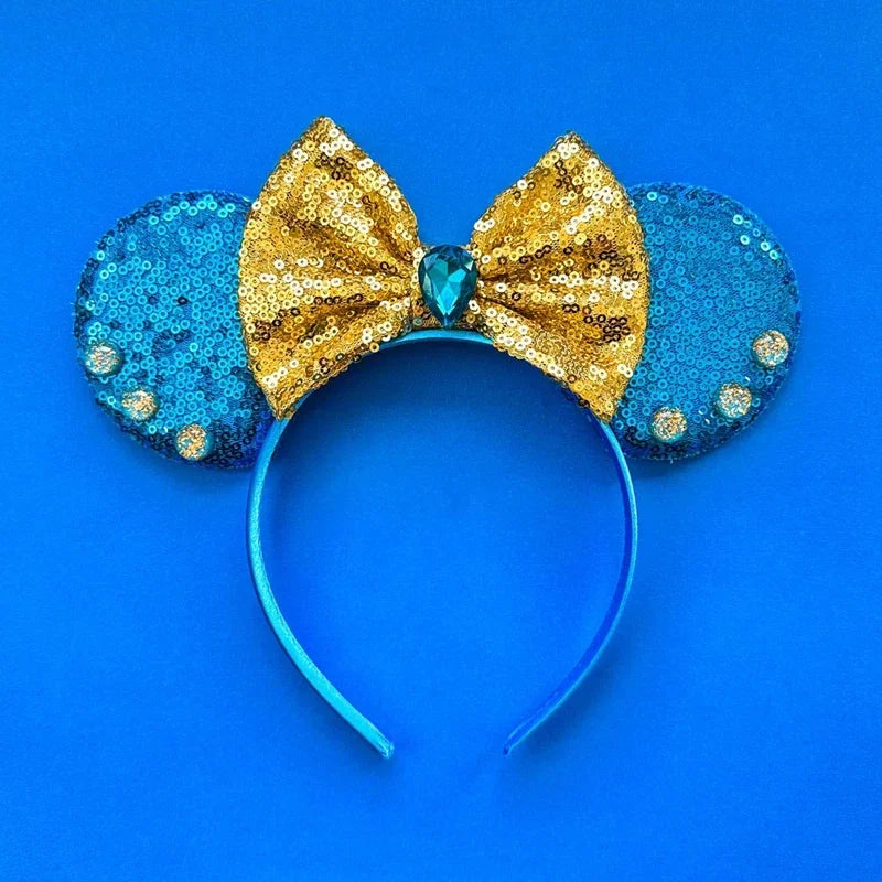 Disney Mickey Mouse Hairbands Frozen Ear Headband for Adults Anna Elsa Snowman Olaf Headwear Women Kids Girls Hair Accessories
